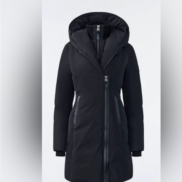Mackage Black Puffer Jacket - Picture 2 of 8